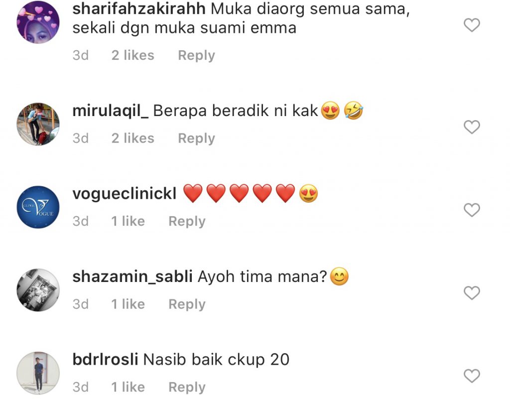 “Nasib Baik 19 Orang,” &#8211; Emma Maembong Kongsi Foto Mesra Dengan Keluarga, Macam-Macam Reaksi Netizen