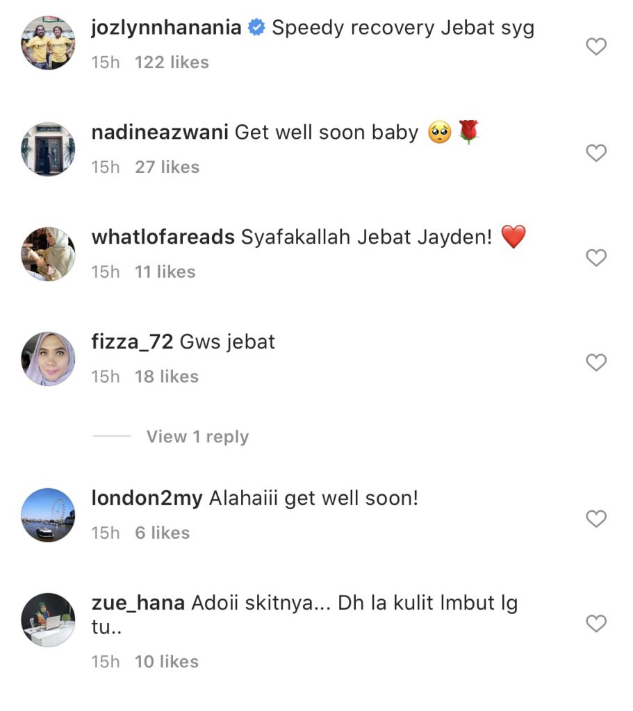 “Jatuh Tersembam Muka Kat Jalan Tar,” – Noor Nabila Sedih Lihat Keadaan Anak Jebat Jayden Alami Luka