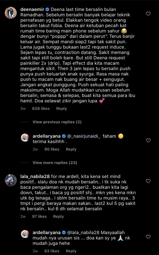 Macam Mana Kalau Tiba-Tiba Terberanak Dalam Kereta Atau Air Ketuban Tiba-Tiba Pecah Sendiri?,” – Ardell Terlalu Fikir, Minta Para Ibu Kongsi Pengalaman