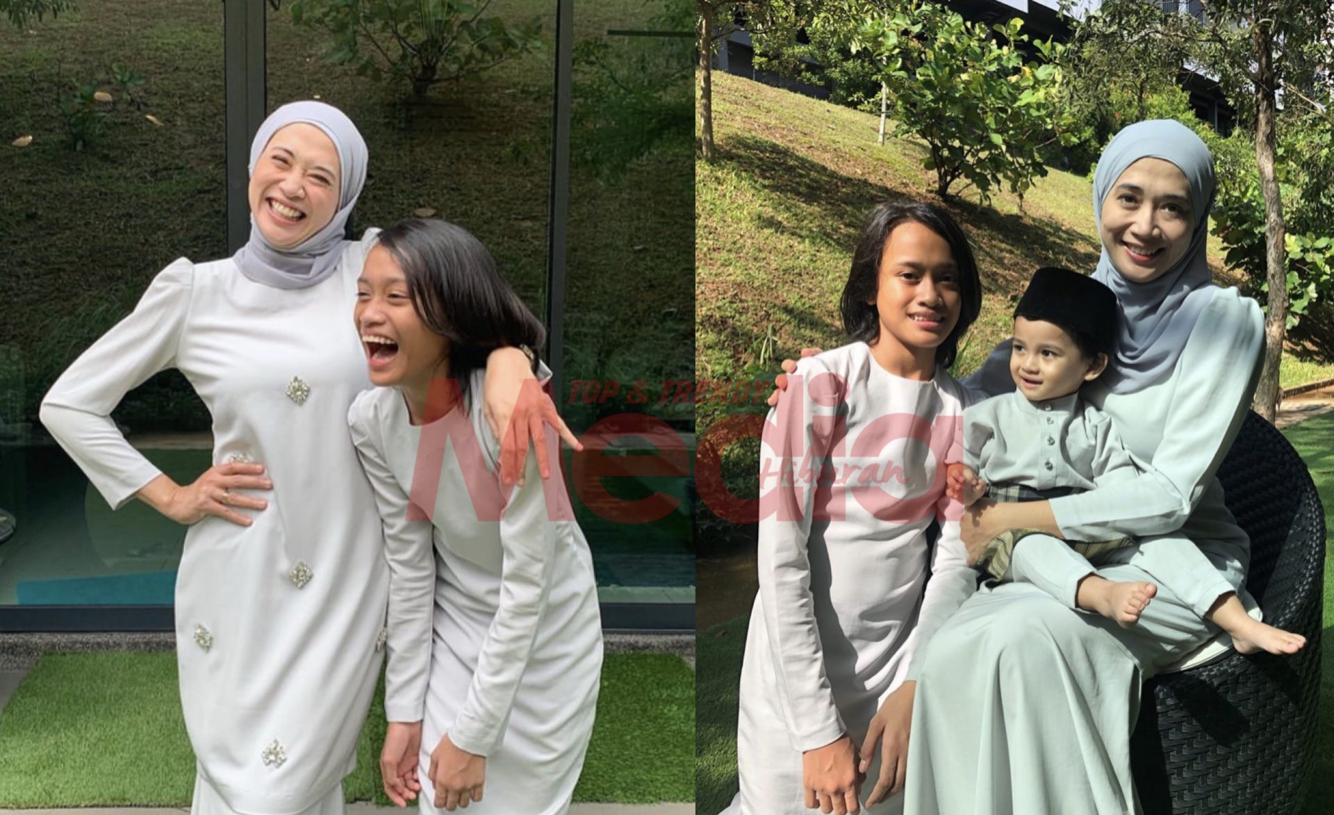 “Alhamdulillah Atas Nikmat Yang Satu Ni,”- Dira Abu Zahar Syukur Tak Pernah Beraya Tanpa Anak