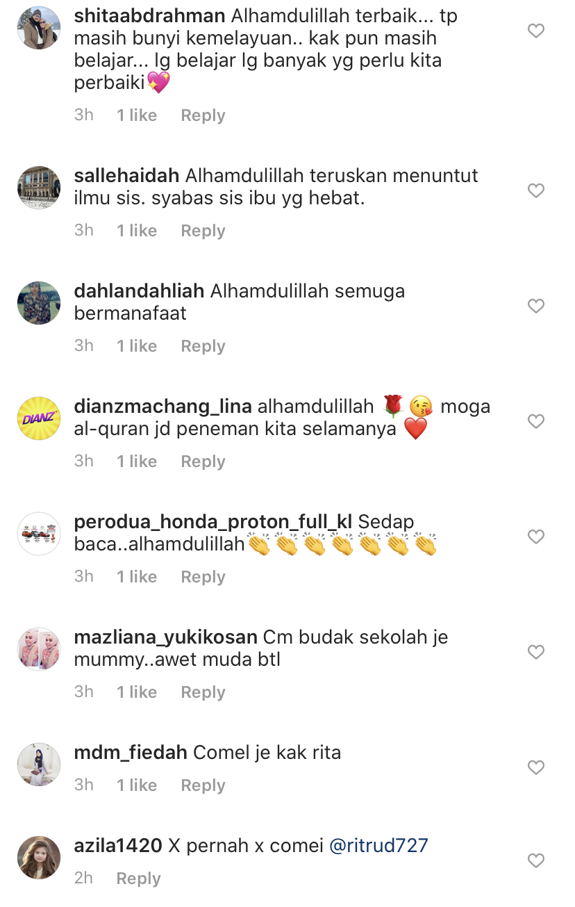 “Semua Orang Boleh Baca Al-Quran Tapi Tak Semua Orang Tau Sebutan Itu Betul Atau Tidak,” &#8211; Rita Rudaini Ucap Terima Kasih Buat ‘Tok Guru’