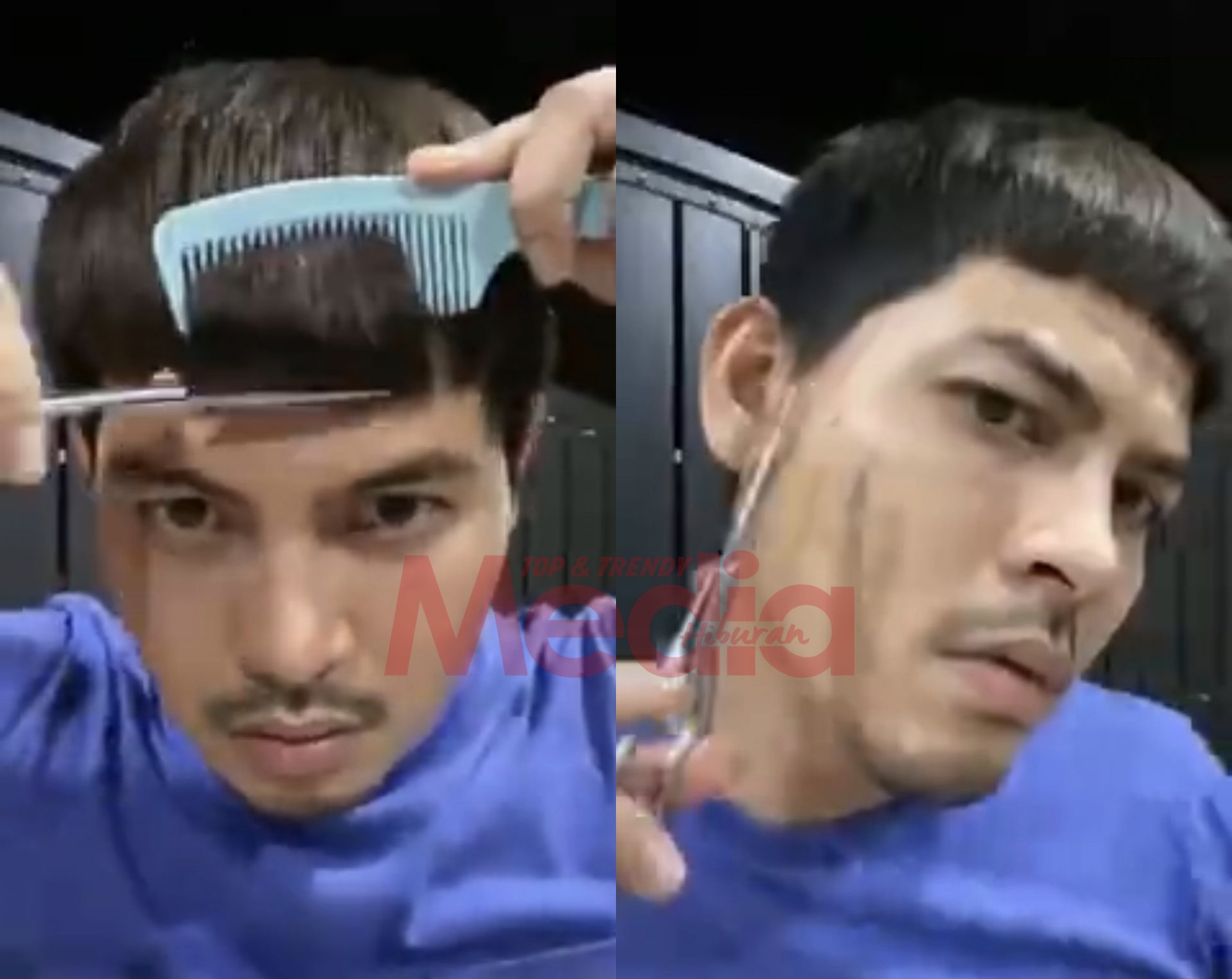 “Aku Potong Rambut Sendiri Weh,” &#8211; Izzue Islam Ajar Cara Gunting Rambut, Peminat Kata Segak!