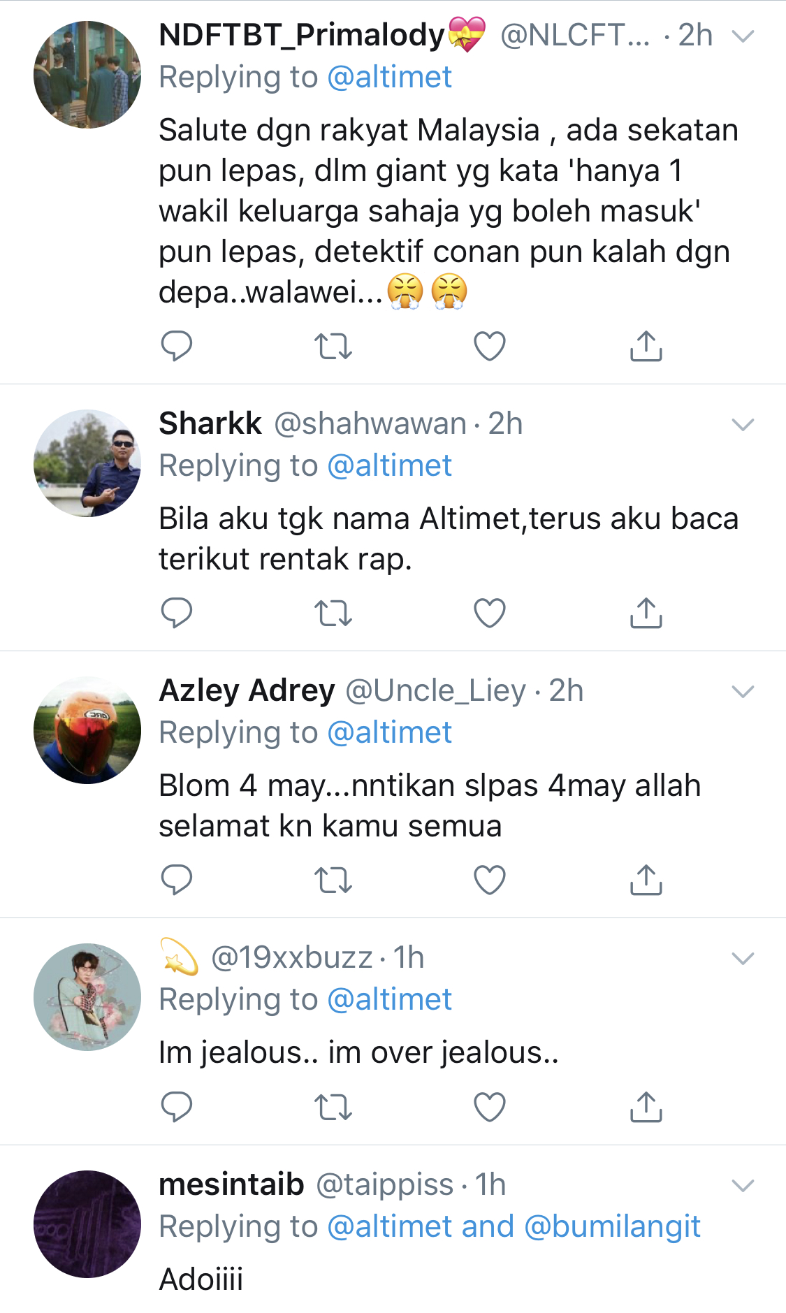 “Dah Mula Dah, Pergi Supermarket Satu Family,” – Ada Mula Ingkar PKP & Penjarak Sosial? Altimet Doa Moga Kita Dilindungi Allah