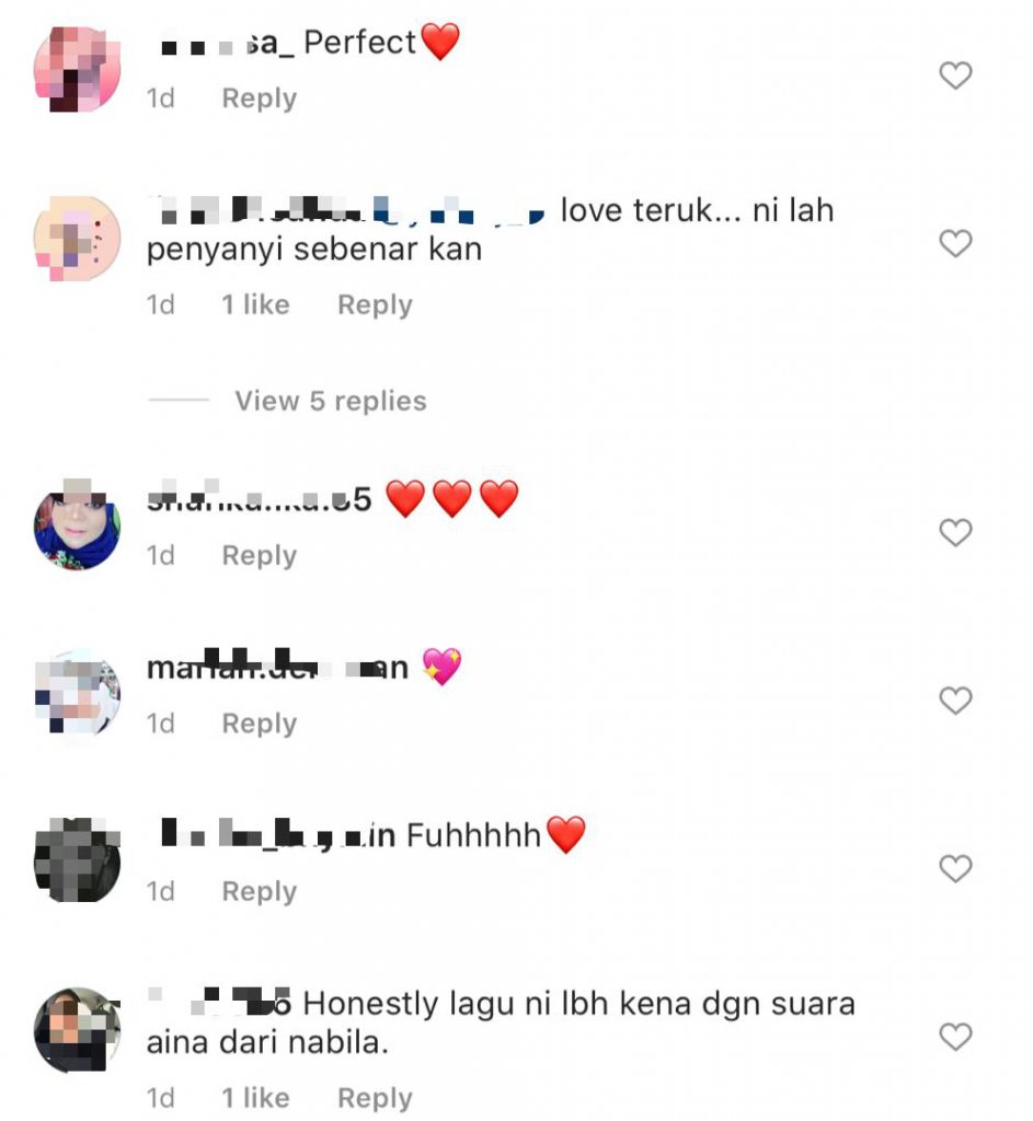 Aina Abdul Nyanyi Lagu Peluang Kedua, Ada Yang Mulai Banding Dengan Penyanyi Asal?