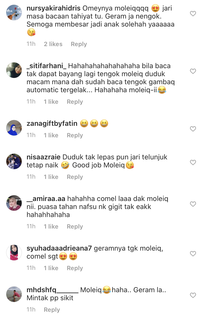 “Yang Penting Dia Nak Solat,” – Gelagat Comel Moleiq Sembahyang Cuit Hati Netizen, Ozlyn Gambarkan Setiap Anak Berbeza