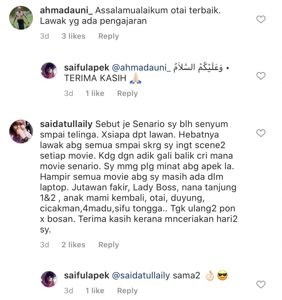 “Harga Silaturrahim &#038; Ukhwah Yang Tiada Nilai Dengan Wang,” &#8211; Saiful Apek Maklum Ada Senario Reunion, Siapa Yang Tak Teruja?!