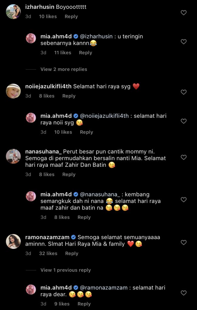 “Macam Baby Girl Je Tu,” &#8211; Issa Bakal Jadi Abang, Penampilan Terkini Mia Ahmad Curi Perhatian. Dijangka Bersalin Anak Kedua Jun Depan