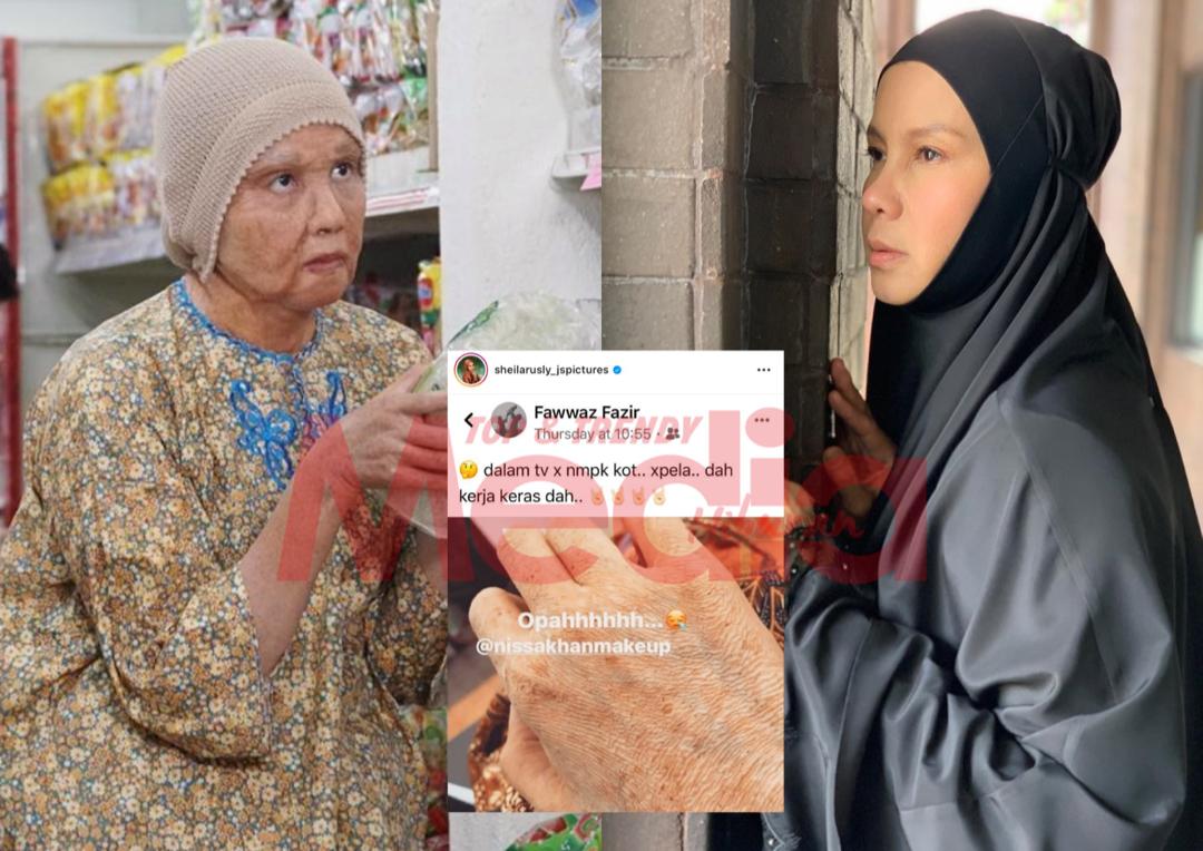 “Muka Kedut, Tangan Tak Pun…,” &#8211; Netizen Persoal Babak Watak Opah Aminah, Ini Respon Sheila Rusly