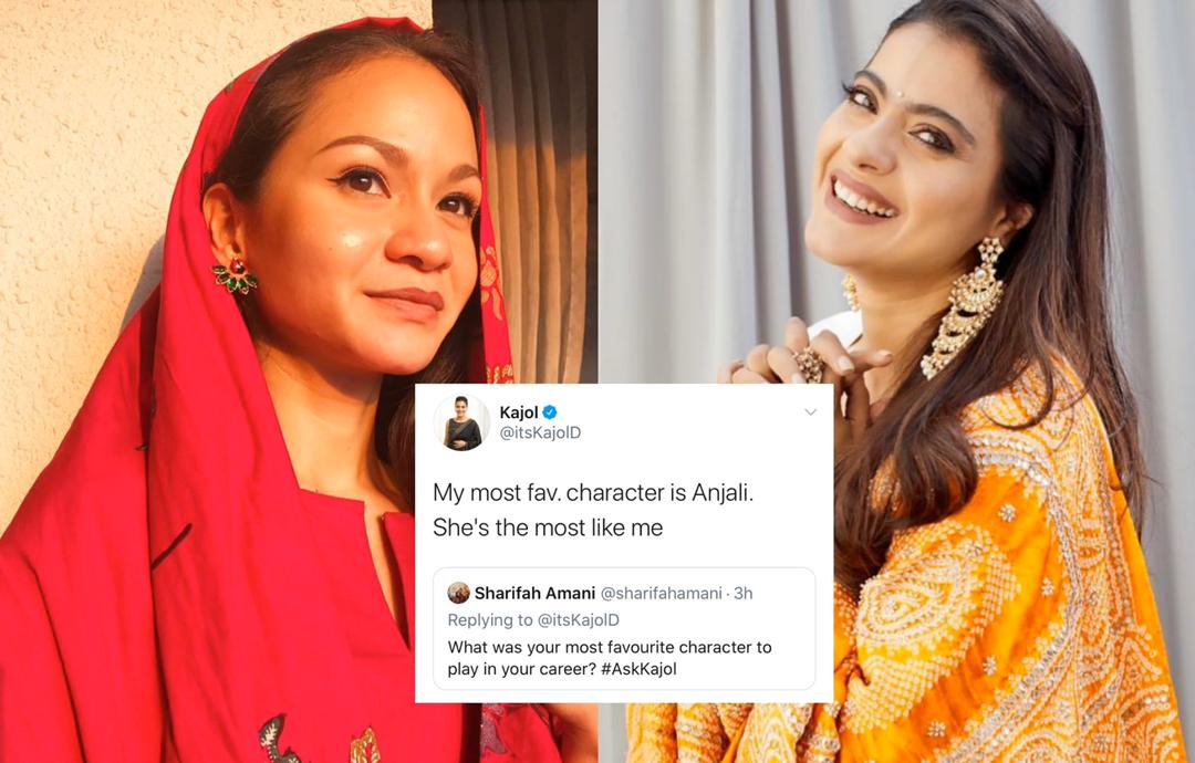 Beri Respon Kepada Soalan Sharifah Amani, Ratu Bollywood Kajol Dedah Paling Suka Watak Anjali Sebab&#8230;
