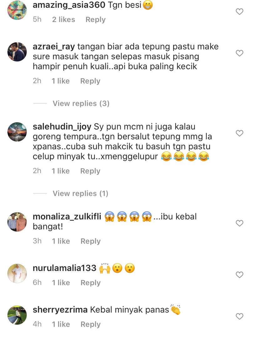 “Air Tangan Ibu Tu Macam Mana Ya,” – Rosyam Noor Kongsi Makcik Goreng Pisang Guna Tangan, Netizen Teruja