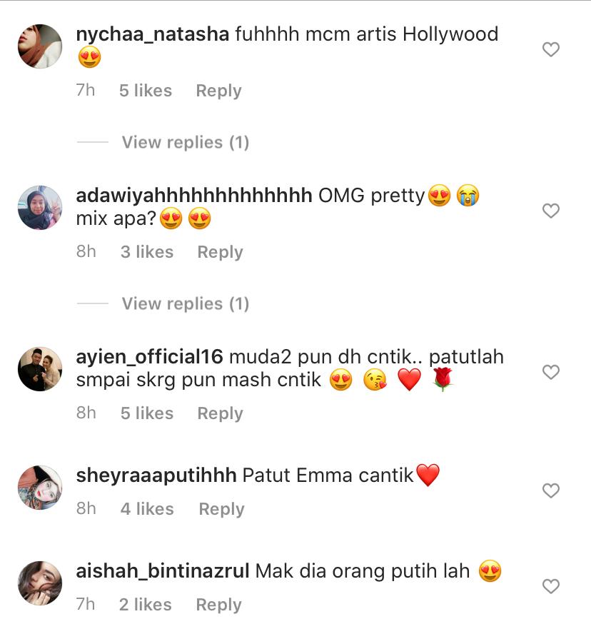 &#8220;Perghh Mak Dia,” – Emma Maembong Tunjuk Wajah Ibu Waktu Muda, Netizen Kagum Kejelitaannya