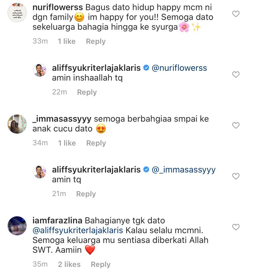 “Saya Rasa Saya Dah Tua Dan Nak Pencen Awal,” – DS Aliff Syukri Sedar Perlu Matang Untuk Kebahagiaan Hakiki