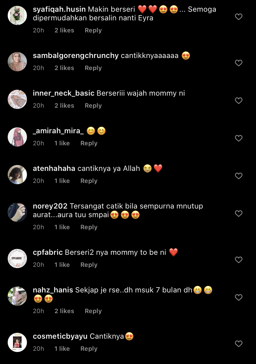 “Hamil 7 Bulan Dan Berat Badan Saya Bertambah 8 Kilogram,” – Eyra Hazali