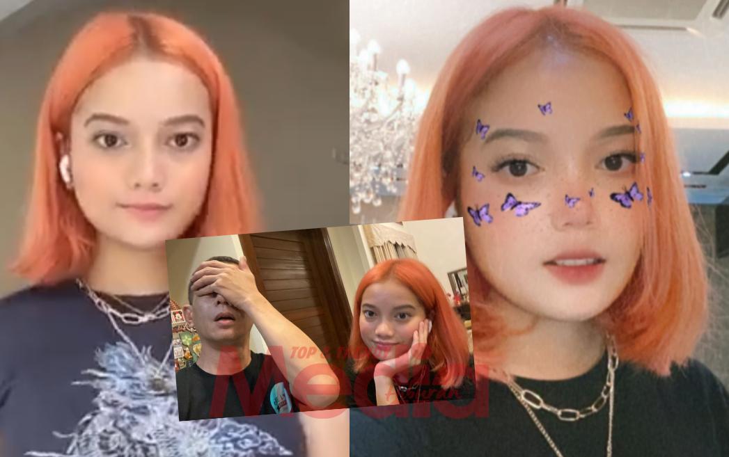 “Ya Allah Jingga La Pulak…,” – Anak Gadis Azhar Sulaiman, Iris Leona Tampil Dengan Gaya Rambut Baru, Lihat Apa Respon Si Bapa