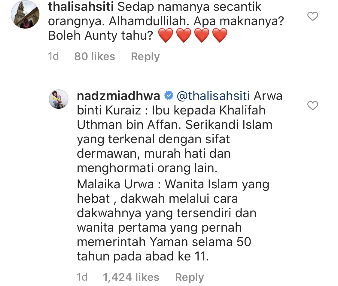 Ramai Tanya Maksud Nama Anak Yang Unik, Ini Penjelasan Nadzmi Adhwa