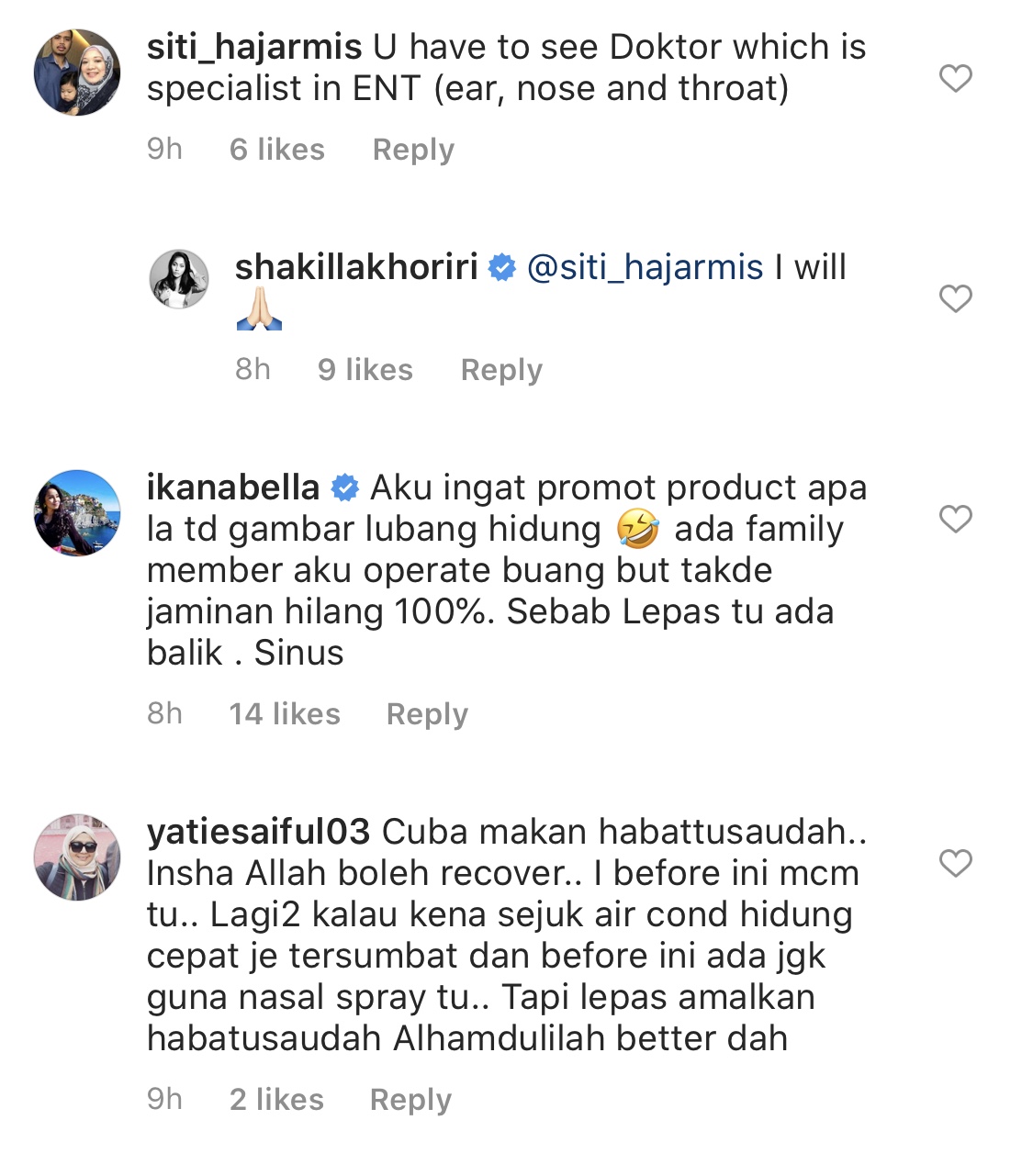 &#8220;Macam Lendir, Tapi Bila Dihembus Tak Keluar,&#8221; &#8211; Bergantung Pada &#8216;Nasal Spray&#8217;, Shakilla Khoriri Makin Hilang Deria Bau