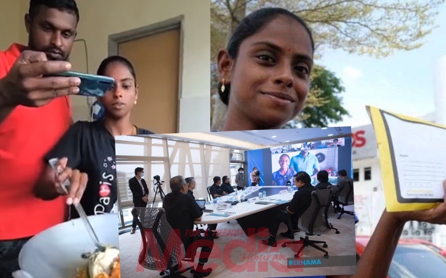 Sempat Kena Usik “Bila Mahu Belanja Saya Makan Nasi Beriani Kambing?” – Akhirnya Sugu Pavithra ‘Bersidang Video’ Dengan PM