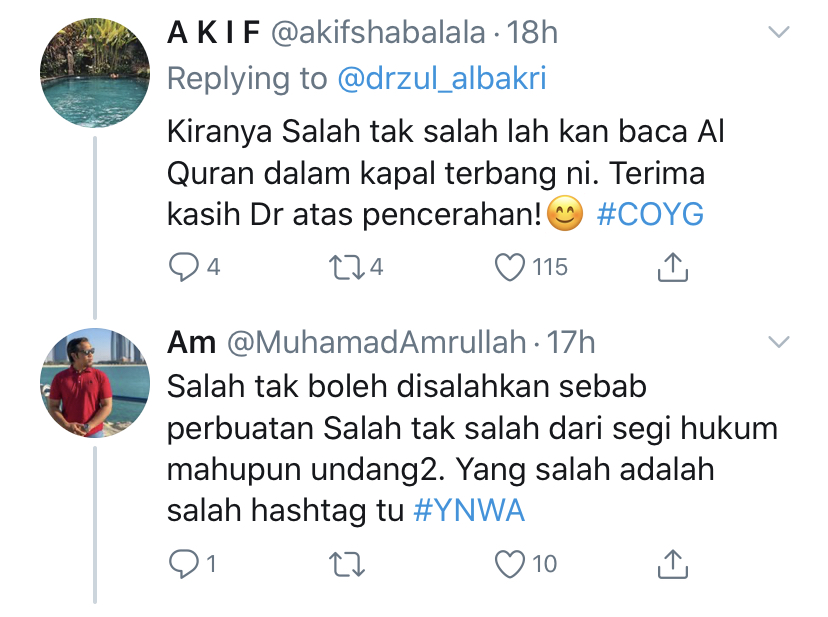 “Amalan Yang Baik Dan Salah Melaksanakannya,” &#8211; Menteri Agama Kata Salah Baca Al-Quran Dalam Kapal Terbang, Ada Netizen Keliru!