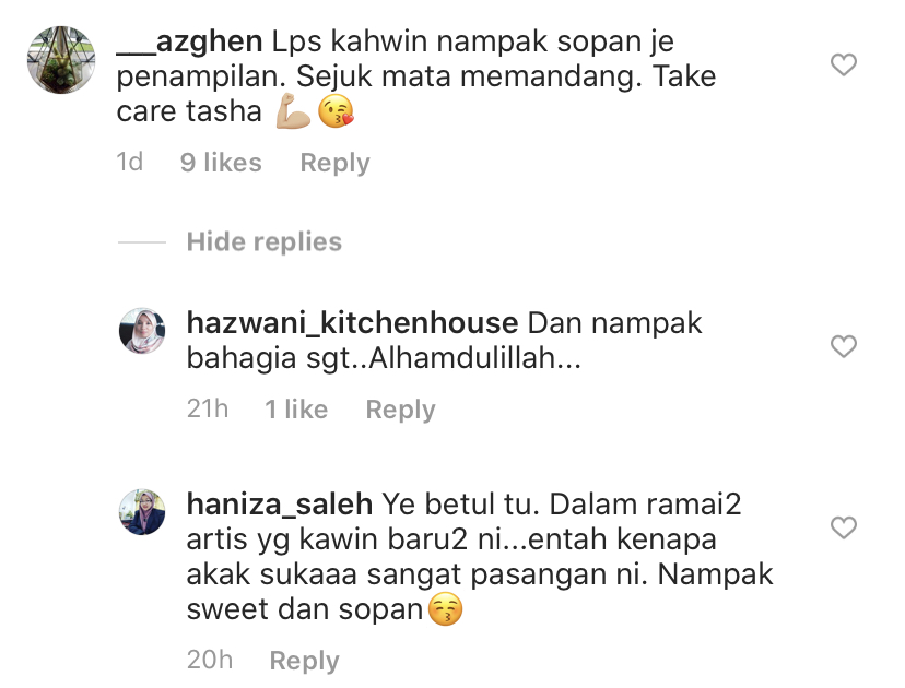 “Lepas Kahwin Nampak Sopan Je Penampilan,” – Kongsi Foto Dengan Suami, Kebahagiaan Tasha Shilla Jelas Terpancar