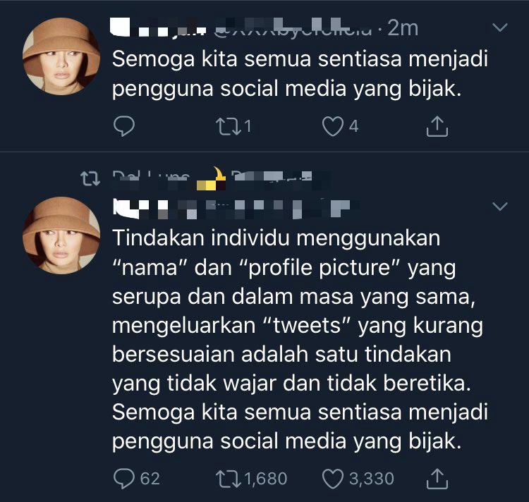 “Mengeluarkan Twit Yang Kurang Bersesuaian Adalah Satu Tindakan Yang Tidak Wajar,” &#8211; Neelofa