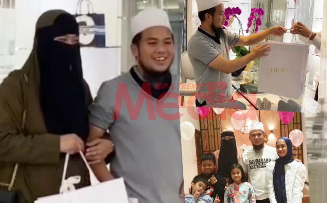 Mahu Hargai Pengorbanan Isteri Lahirkan 4 Orang Anak, Ustaz Ebit Lew Hadiah Beg Tangan Berjenama, &#8211; &#8220;Terima Kasih Sudi Temani Dalam Hidup.”