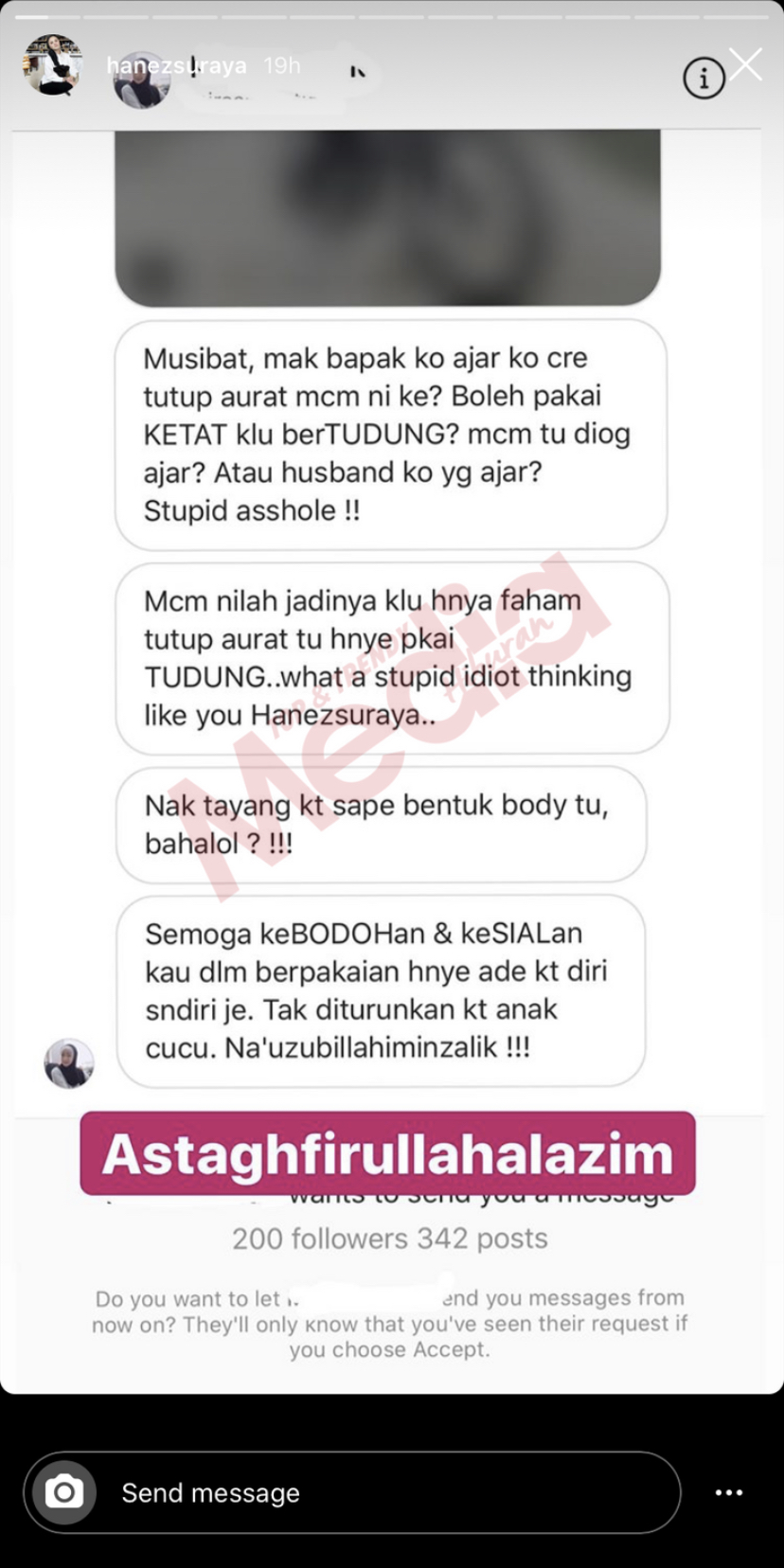 &#8220;Nak Tayang Kat Siapa Bentuk Body Tu, Bahal*l?&#8221; &#8211; Hanez Suraya Dedah Terima Komen Melampau