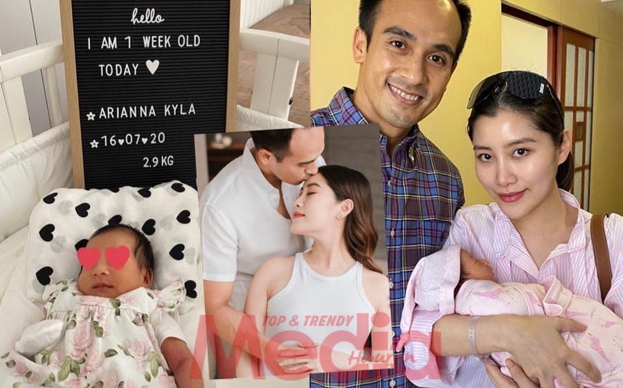 &#8220;Arianna Kyla Tan SM Faliq,&#8221; &#8211; Selamat Timang &#8216;Baby Girl&#8217;, Indahnya Nama Anak Pasangan Usahawan SM Faliq &#038; Chryseis Tan