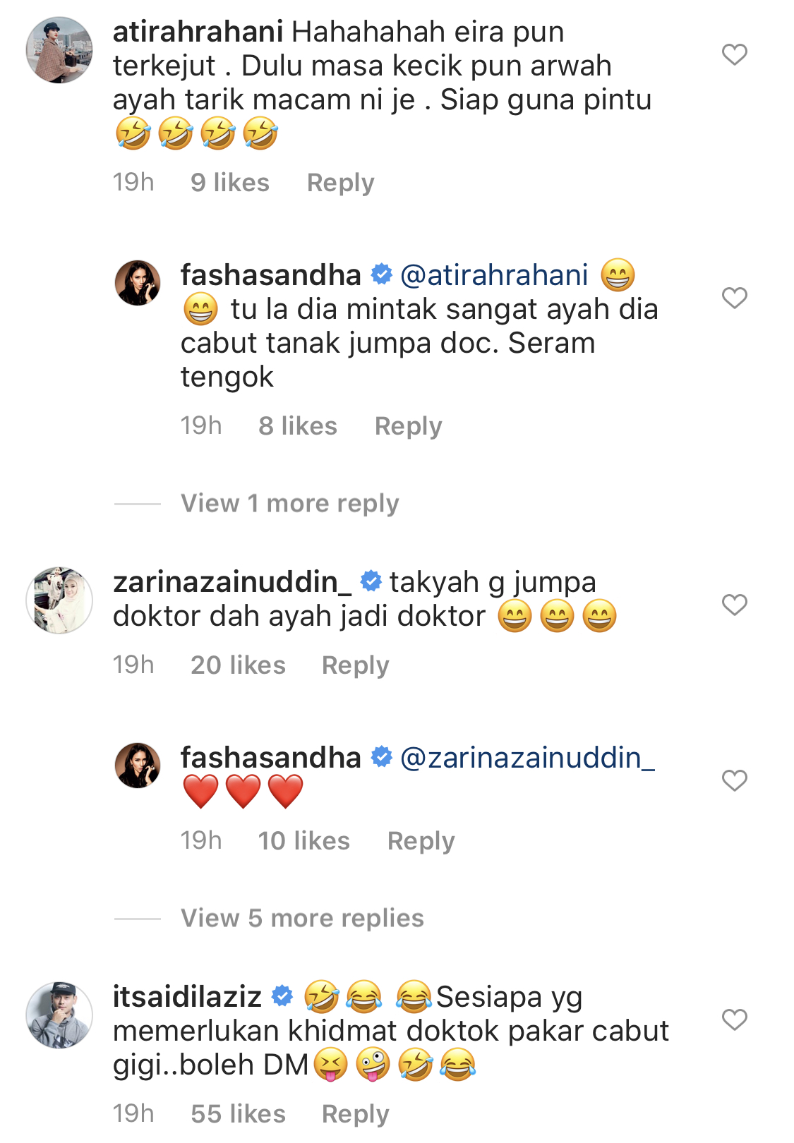 ‘Seriau’ Tengok Aidil Aziz Cabut Gigi Rayfal Guna Benang, Fasha Sandha Sifatkan Anak Lelakinya Berani