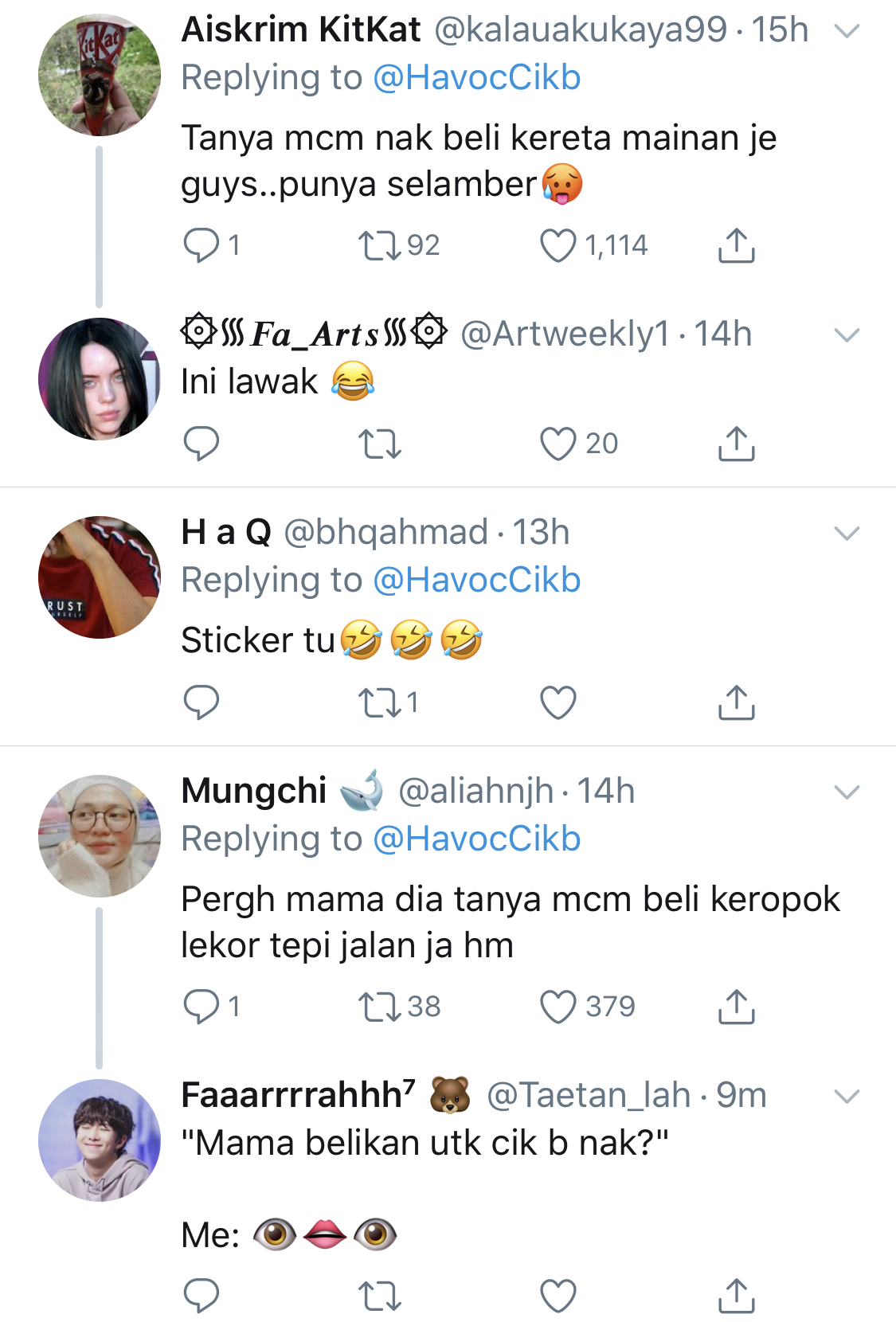 “Asalkan Cik B Kurus & Putih Ye,” – Minta DSV Belikan Jeep Mercedes Mewah, Respon Sticker Whatsapp Cik B Bikin Ramai ‘Ternganga’