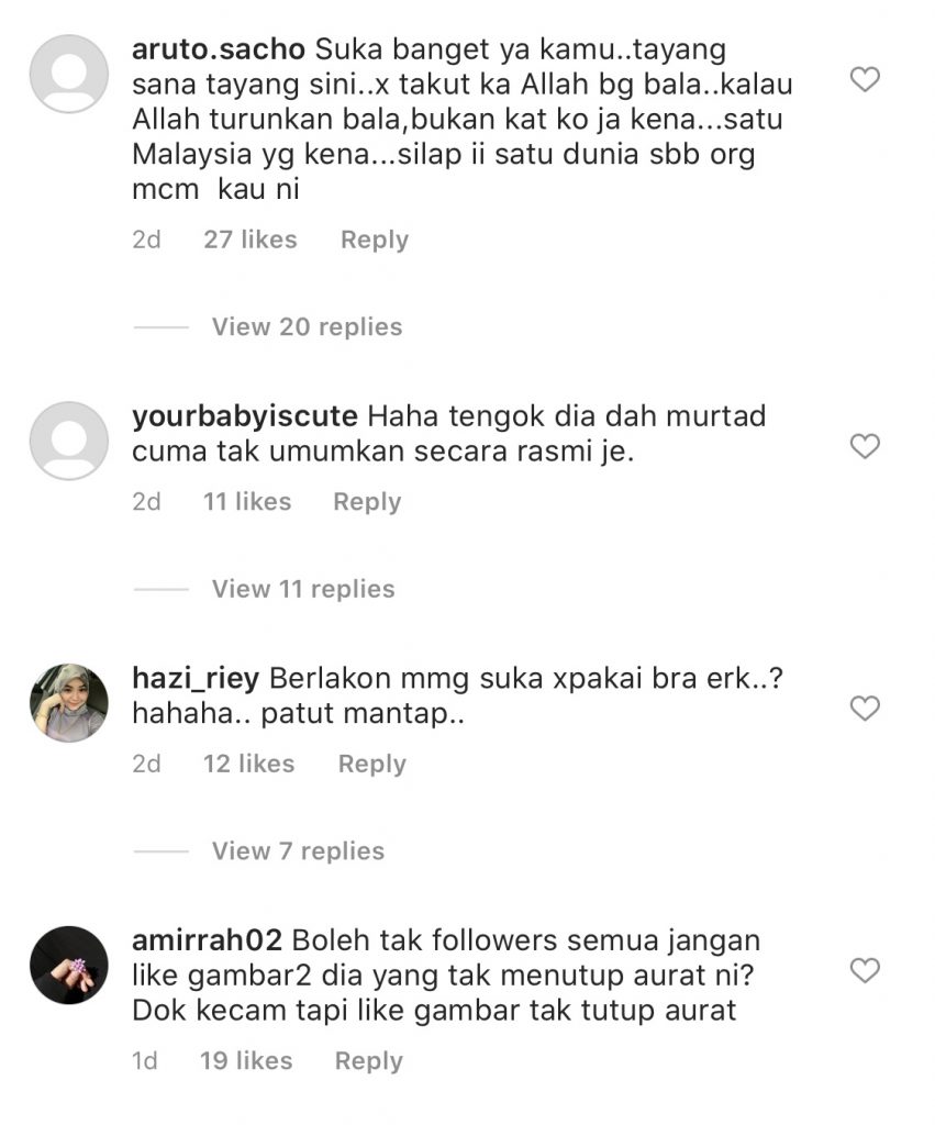 “Tayang Sana Tayang Sini, Tak Takut Ka Allah Bagi Bala…,” &#8211; Kongsi Foto Berkemban, Sharifah Sakinah Kena Kritik Lagi