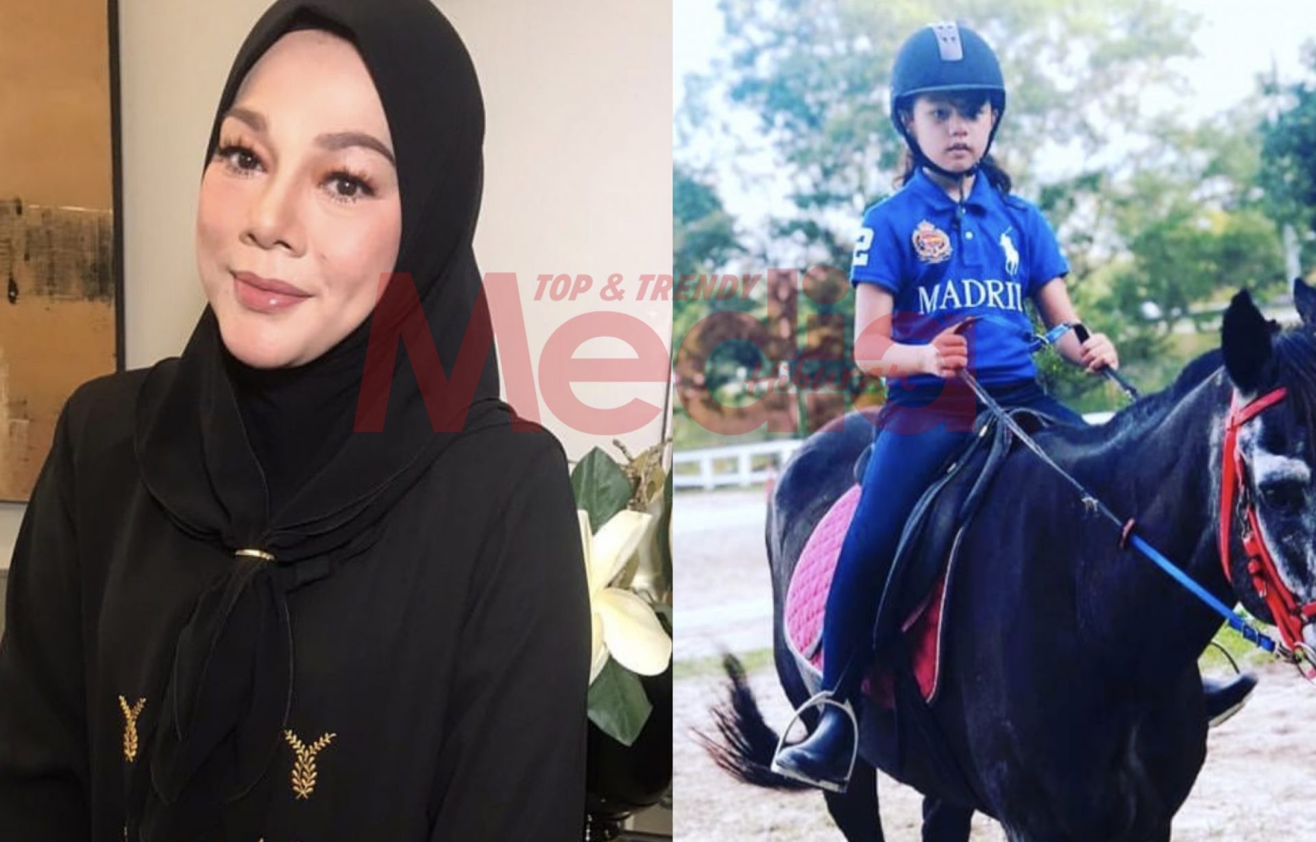 Sharifah Sharifah Hantar Anak Belajar Tunggang Kuda, Harap Anak Kahwin Dengan ‘Mat Salleh’?