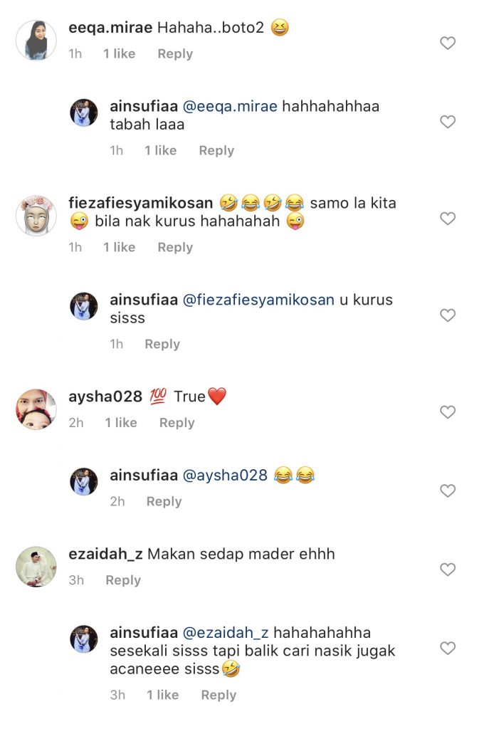“Bapak Dia Makan Dulu…” – Saling Bantu-Membantu Bersama Suami, Pelakon & Pelawak Ain Sufia Utamakan Anak