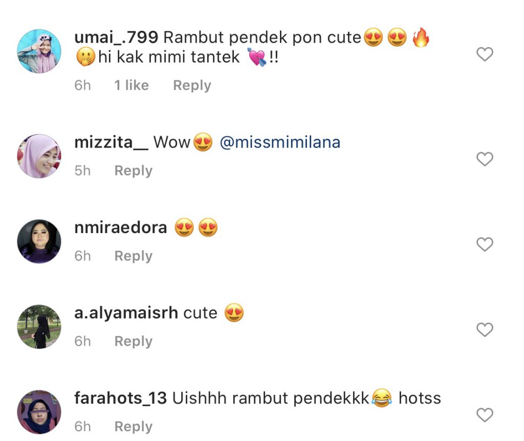 Berambut Pendek, Ramai Kata Mimi Lana “Sangat Cute & Hot!”