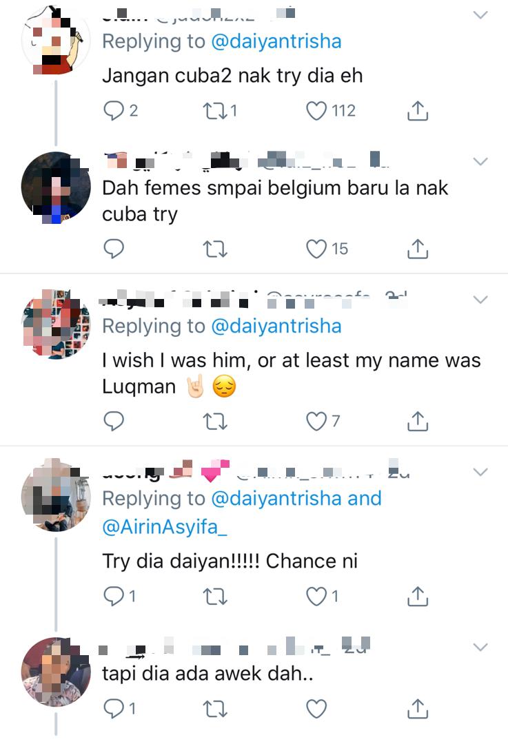 &#8220;Jangan Cuba-Cuba Nak Try Dia Eh,&#8221; &#8211; Daiyan Trisha Titip Ucapan Buat Luqman Hakim, Ini Pula Reaksi Sesetengah Netizen