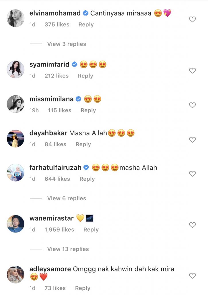 “MasyaAllah Cantiknya&#8230;,” &#8211; Mira Filzah Kelihatan Manis Di Majlis Khatam Al-Quran