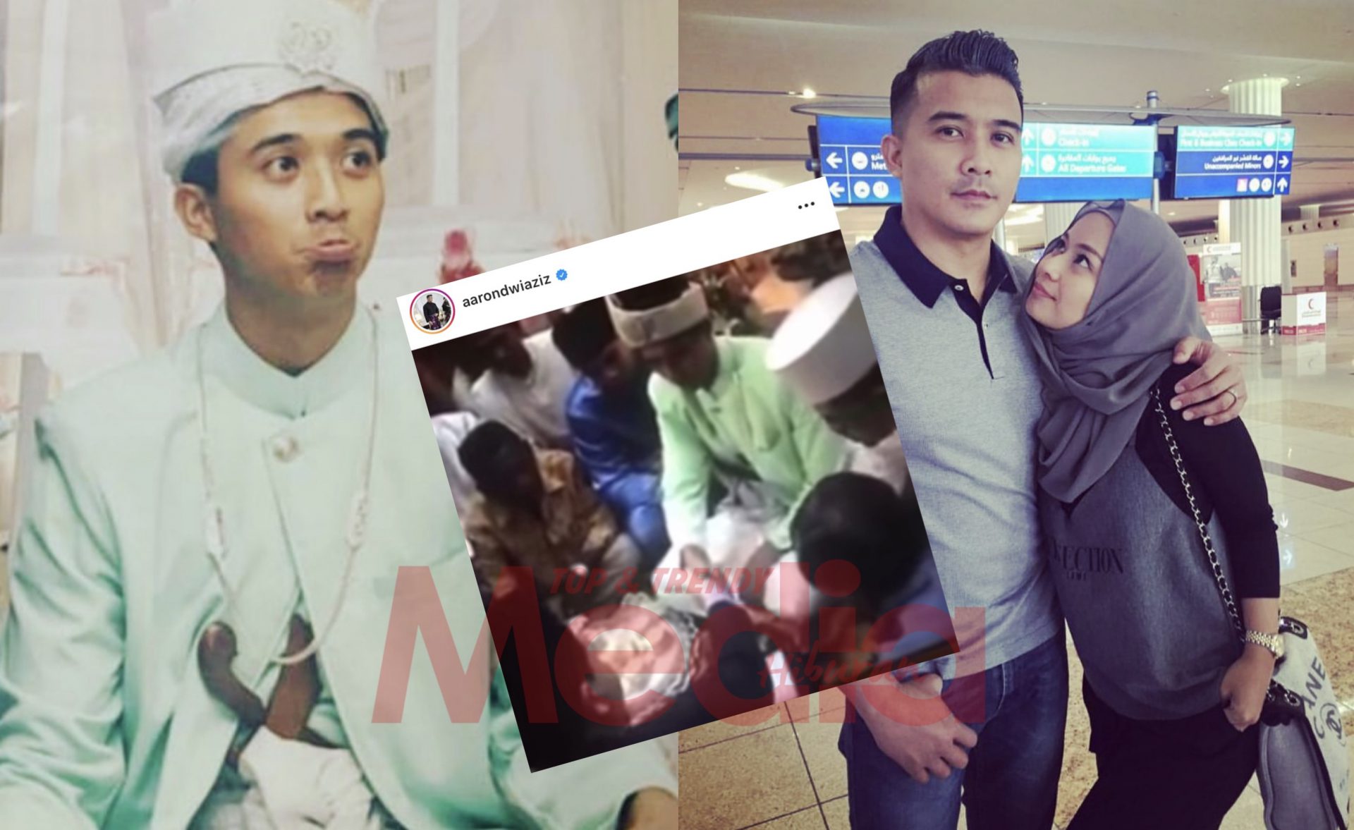 “Cepat Betul Masa Berlalu,” &#8211; Memori Indah 17 Tahun Lalu, Aaron Aziz Kongsi Video Akad Nikahnya