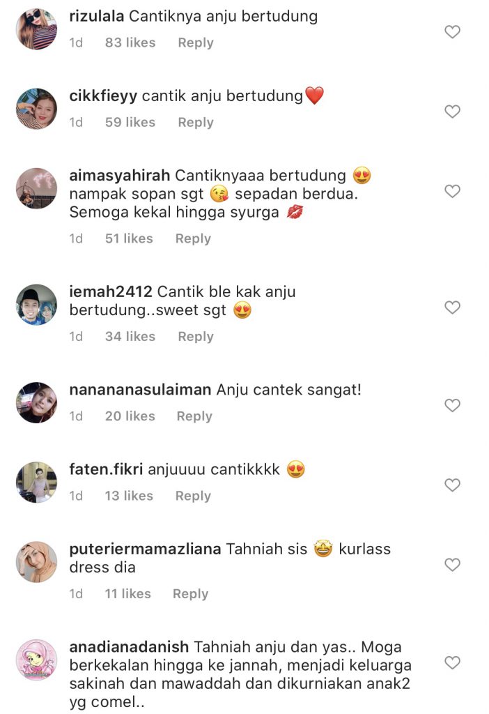 Kelihatan Ayu Berhijab, Ini Foto Indah Sekitar Majlis Resepsi Zarina Anjoulie