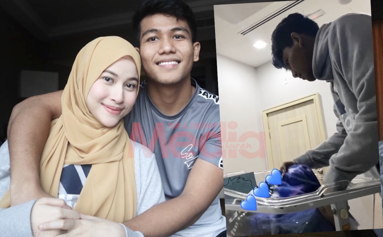 “Papa Dan Mama Love You,” – Eyra Hazali Selamat Bersalin Anak Sulung