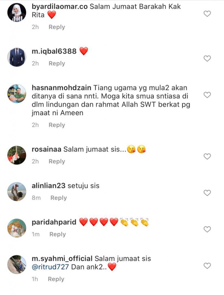 “Banyak Mana Pun Dosa Kita, Jangan Tinggalkan Solat,” &#8211; Rita Rudaini