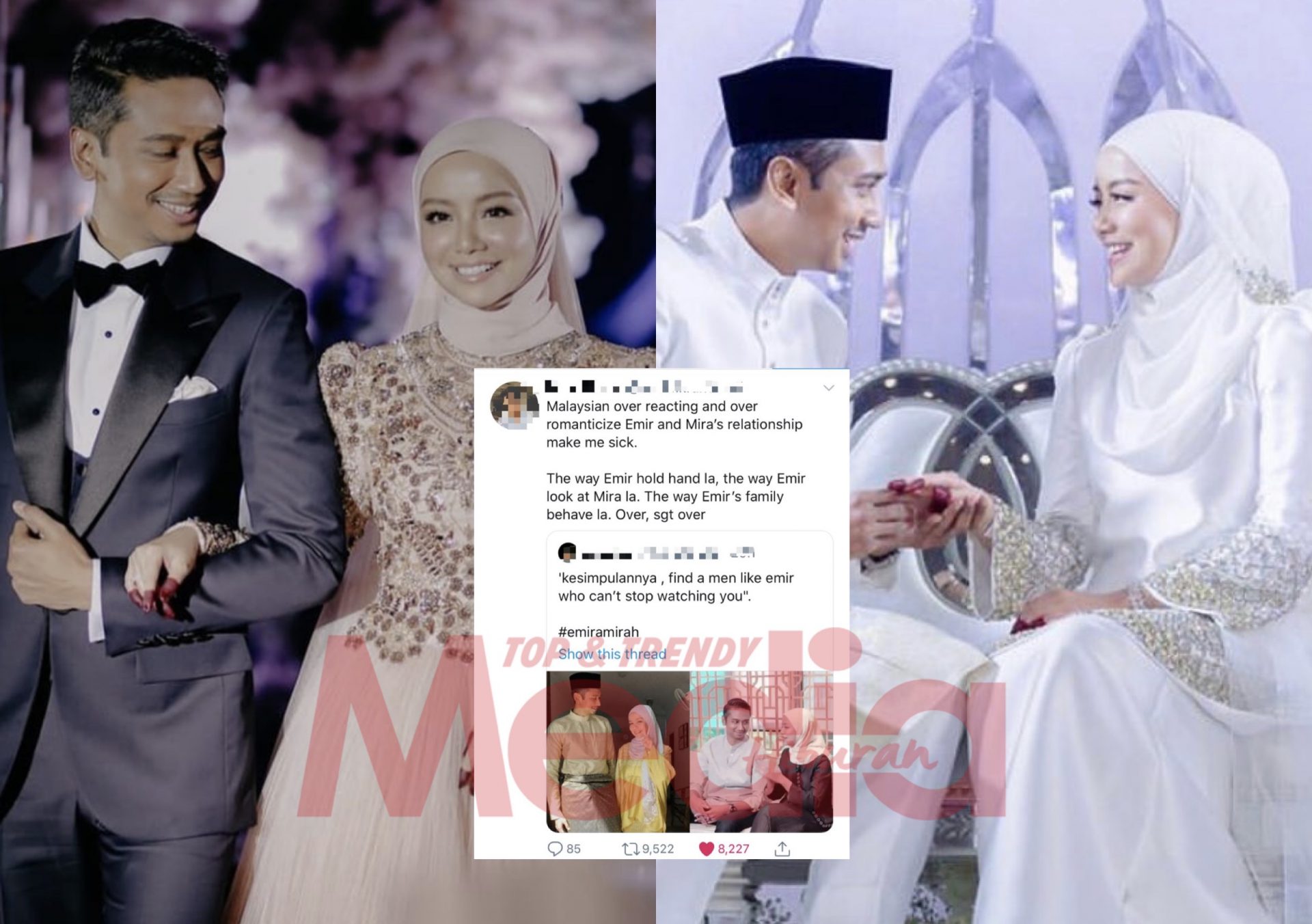 “Over, Sangat Over,” &#8211; Media Sosial Dibanjiri Foto Kahwin Mira Filzah, Netizen Naik Meluat?