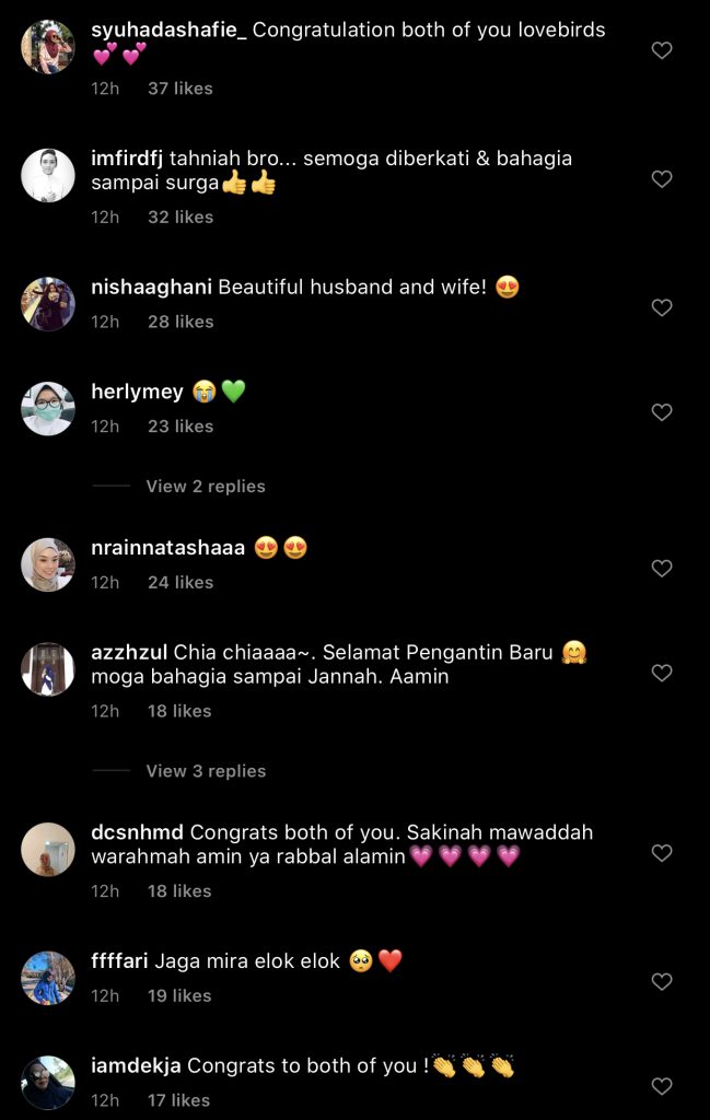 “Nur Amirah Filzah Isteriku&#8230;,” &#8211; Mahu Sama-Sama Mencari Syurga, Buat Pertama Kali Emir Astar Kongsi Foto Permaisuri Hati Di IG