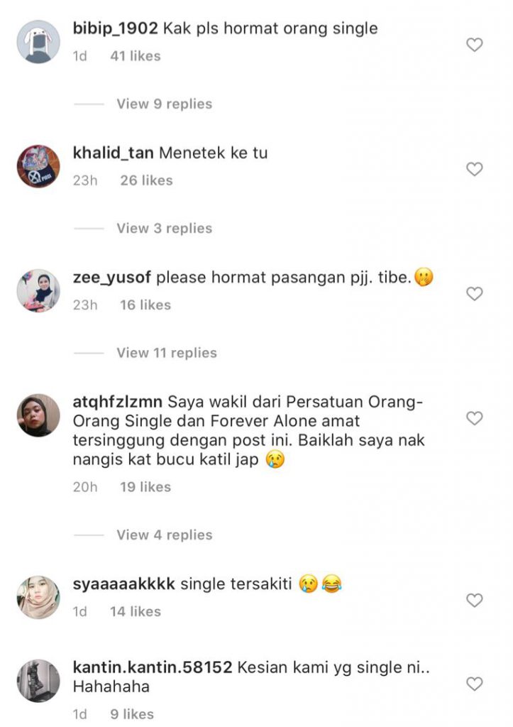 Tayang Kemesraan Bersama Suami, Netizen Kata Zarina Anjoulie Tak Hormat Yang Belum Berkahwin?