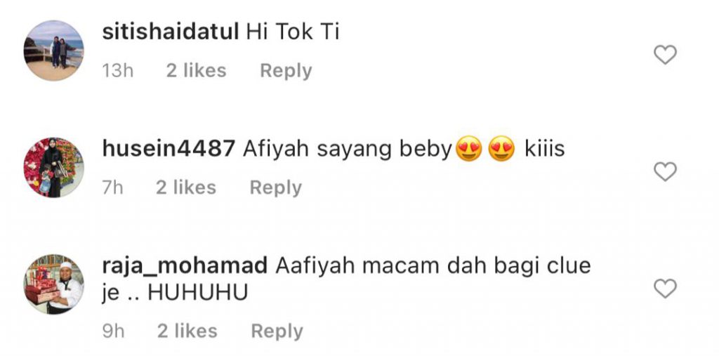 “Macam Bagi Pentunjuk,” &#8211; Spontan Aafiyah Nak Cium Perut, Ramai Buat Spekulasi Tok Ti Kini Hamil Anak Kedua