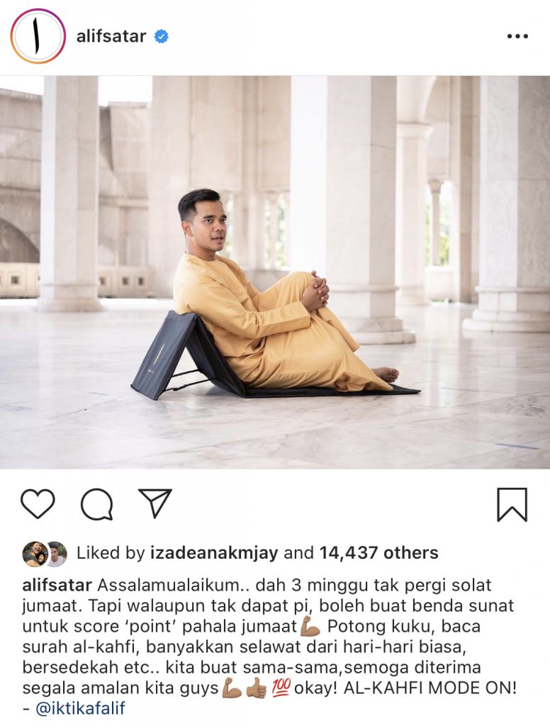 “Dah 3 Minggu Tak Pergi Solat Jumaat,” &#8211; Alif Satar