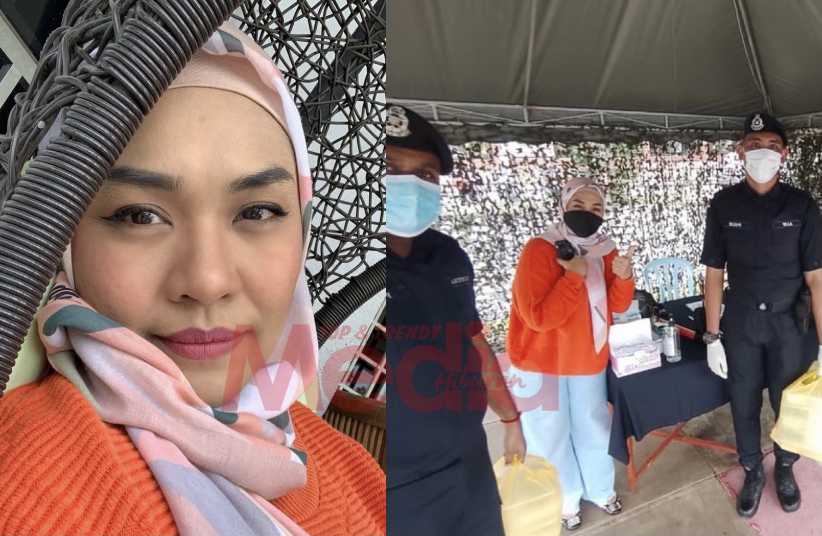 “Bertugas Dalam Panas Terik, Hujan Ribut,” – Jalani PKPB Di Klang, Liza Hanim Beri Bantuan ‘Lunch’ Kepada Frontliners