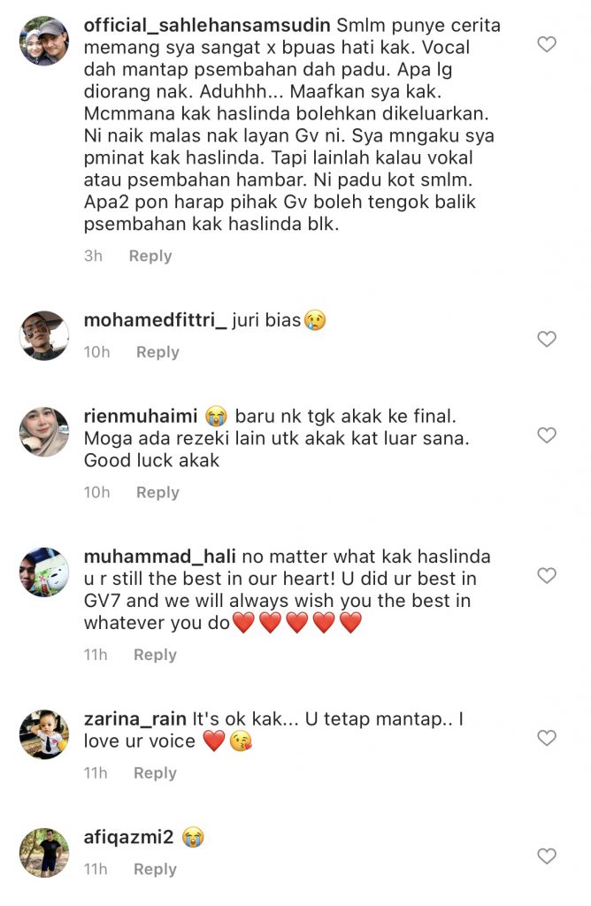 “Akak Dah Buat Yang Terbaik Malam Ni,” – Tiada Rezeki, Haslinda Peserta Pertama Tersingkir GV7