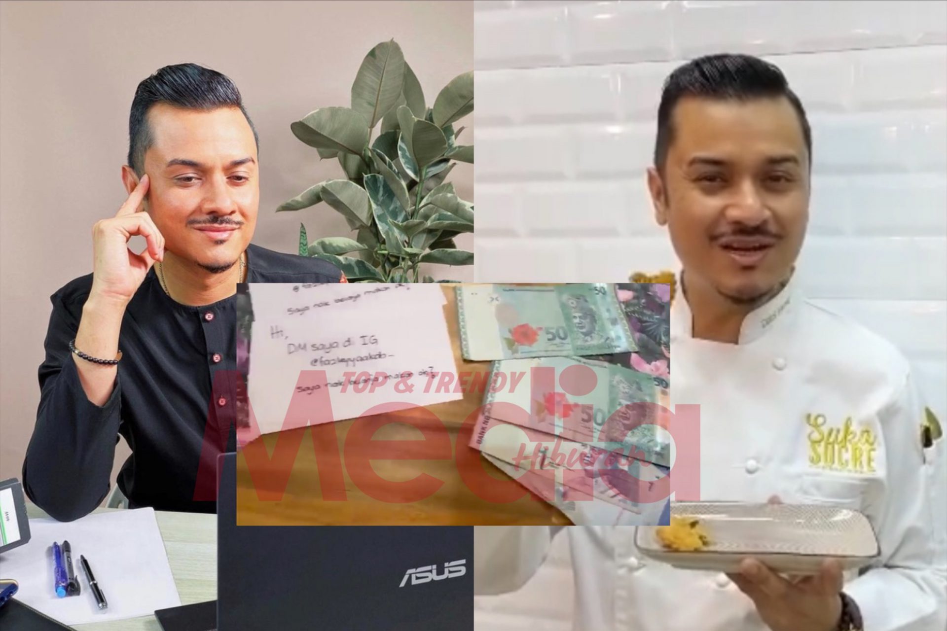 Bagusnya! Hargai Rider Penghantar Makanan, Ini Inisiatif Datuk Fazley &#8211; “Duit Tips Atau Voucher Makan.”