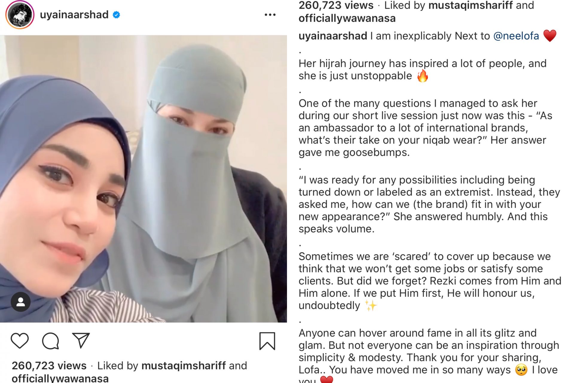 “Bagaimana Penerimaan Brand Antarabangsa?,” &#8211; Uyaina Arsyad Tanya Neelofa, Ternyata Jawapannya Buat Uyaina Arshad Meremang!