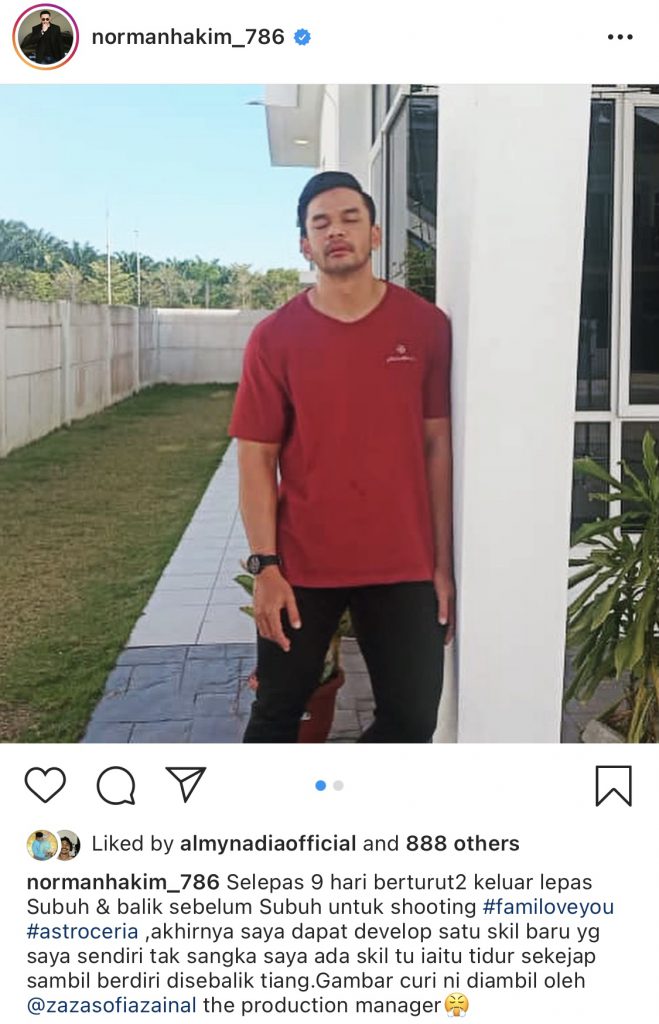 “Keluar Lepas Subuh & Balik Sebelum Subuh,” – Penggambaran 9 Hari Tanpa Henti, Norman Hakim Sampai Tidur Berdiri Di Balik Tiang!