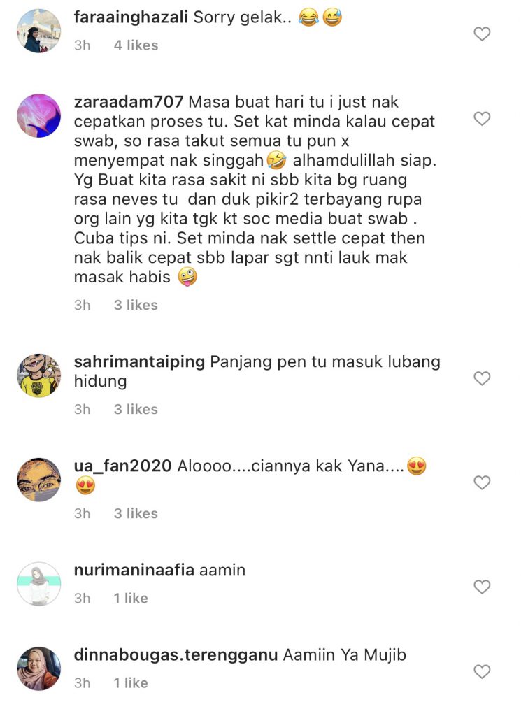 “Doktor Jolok Hidung Je, Tapi Rasa Sampai Ke Otak,” – Uyaina Arshad